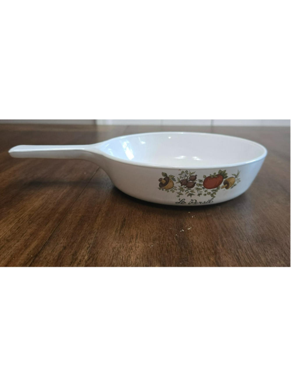 Vtg Corning Ware Spice of Life Le Persil 6.5" Skillet Pan P-83-B Pyroceram USA
